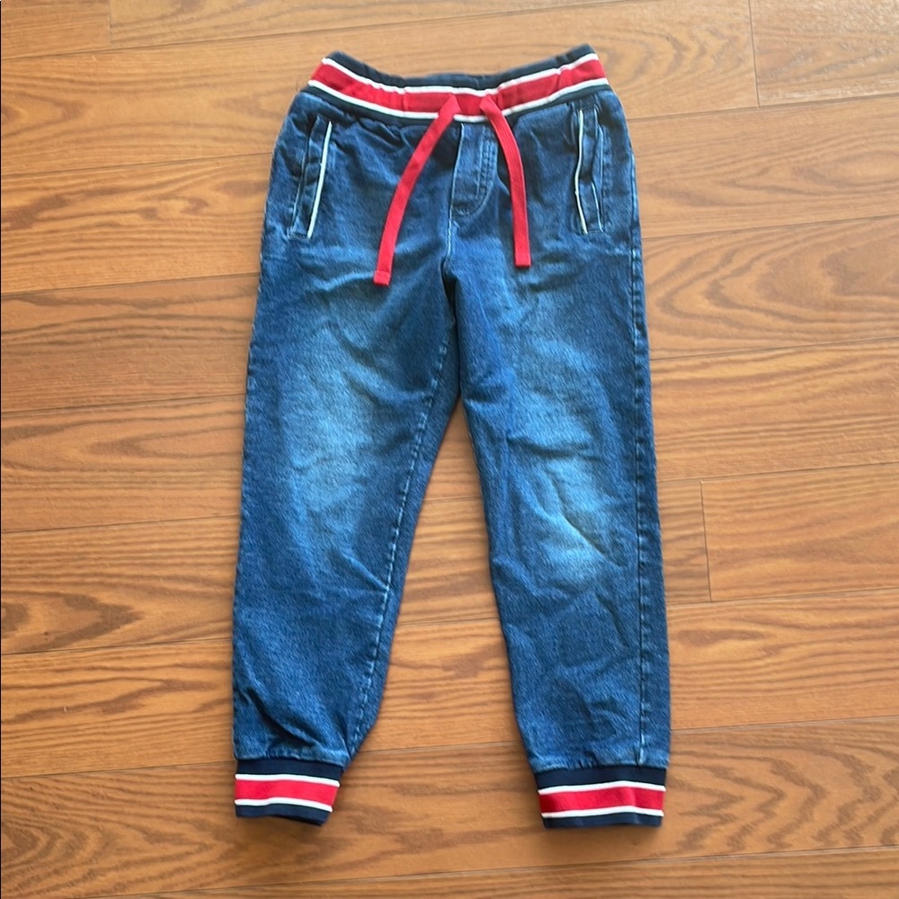 Dolce & Gabbana Kids Denim Jeans with Red Details